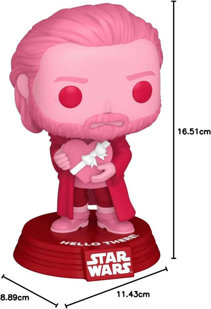 Funko POP! Star Wars: Valentines - Obi-Wan Kenobi - Vinyl-Sammelfigur - Geschenkidee - Offizielle Ha