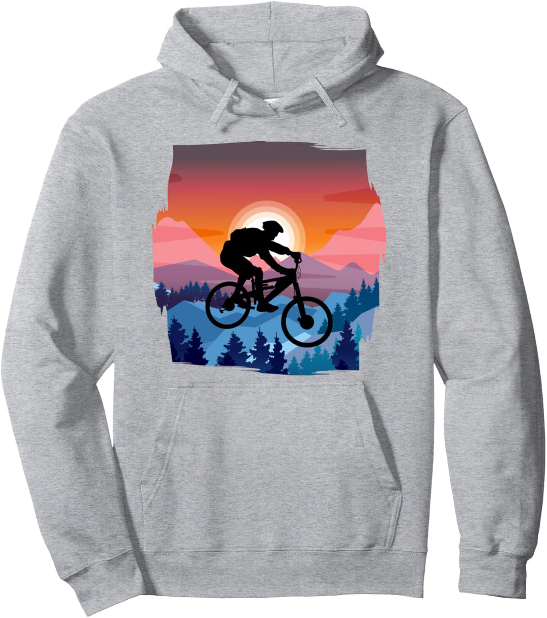 MTB Mountainbike für Downhill Mountainbiker Pullover Hoodie