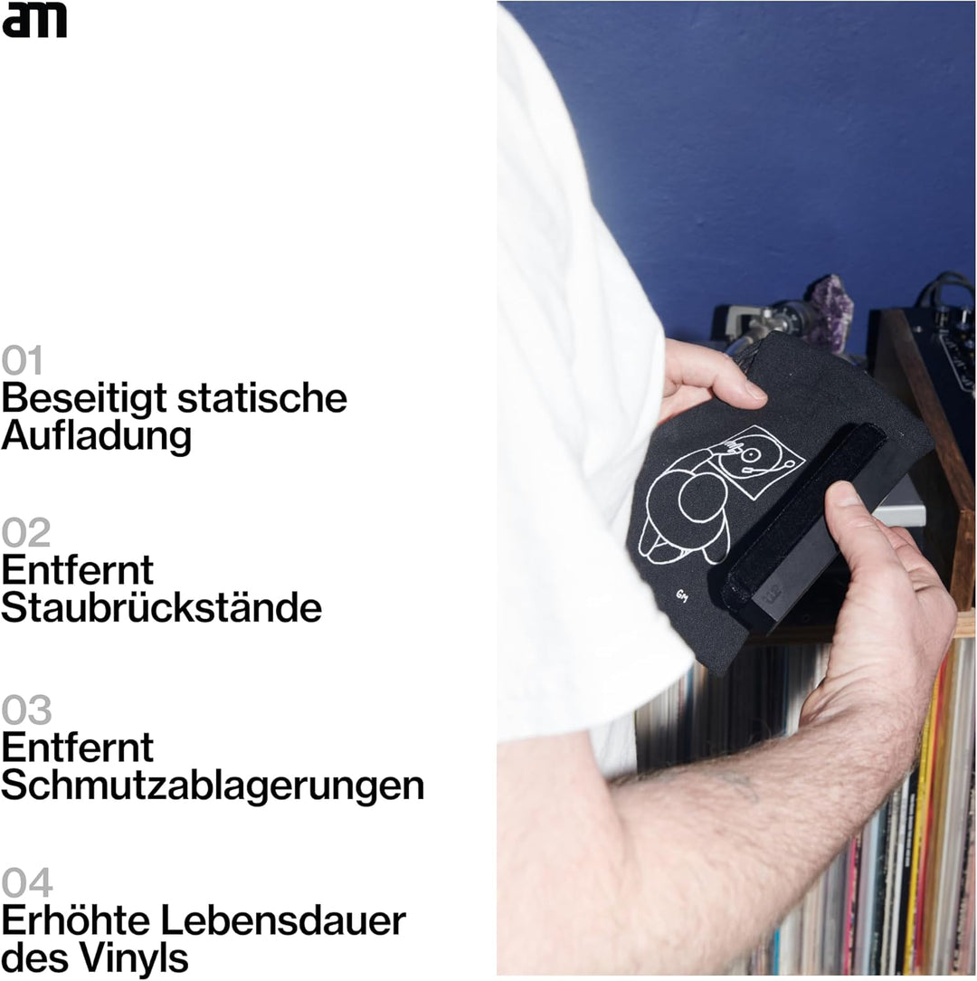 AM Clean Sound Premium Schallplatten Reinigung und Pflege Kit - LP Platten Reinigungsset | Record Cl