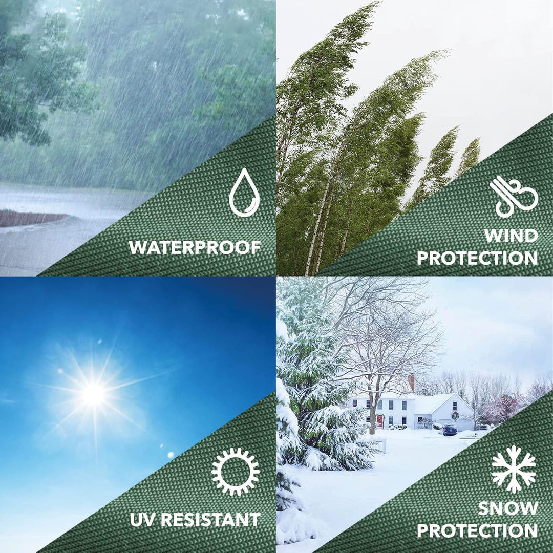 Bosmere Premium-Schutzhülle für Sonnenschirm Grün, Grün