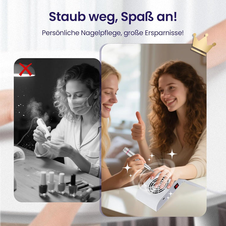 Nagelstaub-Sammelmaschine,professioneller Nagelfilter für Nagelkunst, Verwendung im Heimsalon,Tragba