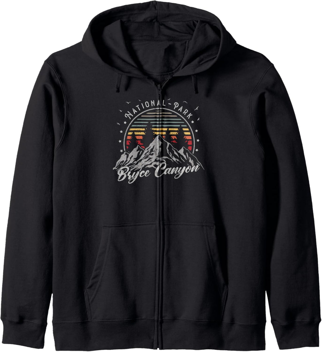 Retro-Bryce-Canyon-Nationalpark, US-Vintage-Stil, Bryce Canyon Kapuzenjacke