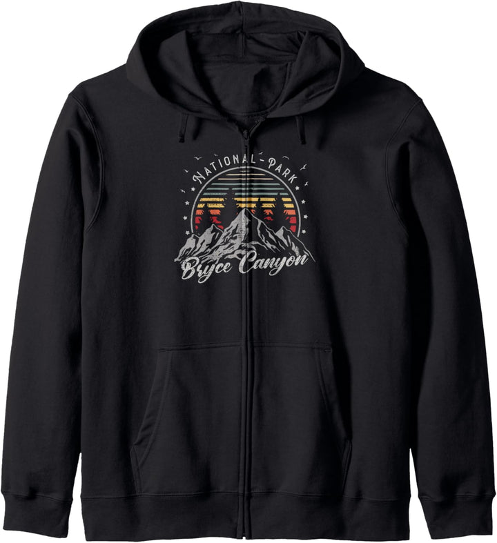 Retro-Bryce-Canyon-Nationalpark, US-Vintage-Stil, Bryce Canyon Kapuzenjacke