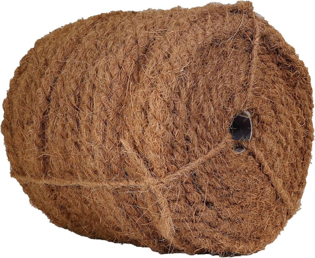100m reissfestes Dickes Robustes Kokosseil für Bäume - Kordel - Gartenschnur - Rope - ca. Ø 10mm-12m