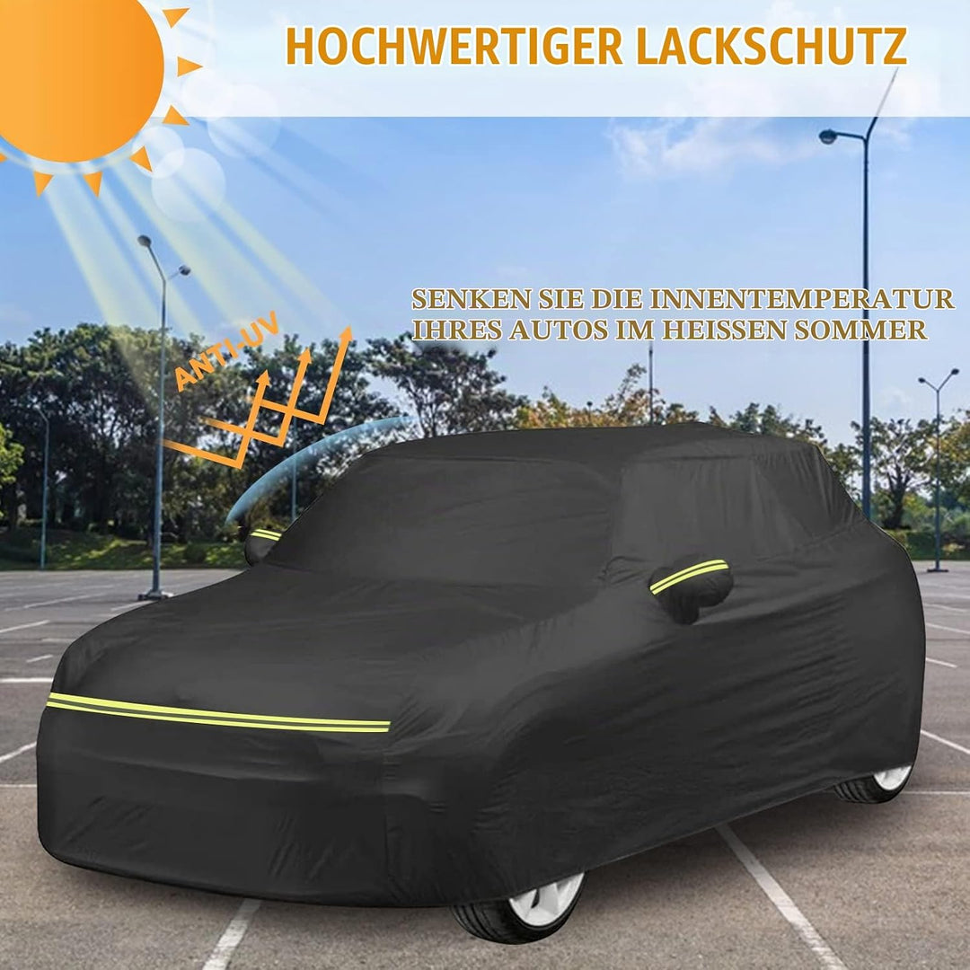 Autoabdeckung Vollgarage Ersatz für Mini Cooper 3 Doors 2000-2024, 300D Allwetter Reflektierende Aut
