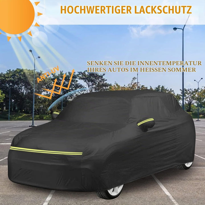 Autoabdeckung Vollgarage Ersatz für Mini Cooper 3 Doors 2000-2024, 300D Allwetter Reflektierende Aut