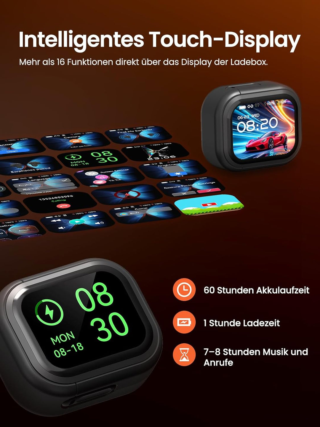 [2025 Neu] NE20 Übersetzer Kopfhörer, 3-in-1 Übersetzungskopfhörer 135 Sprachen mit App, 5 Übersetzu
