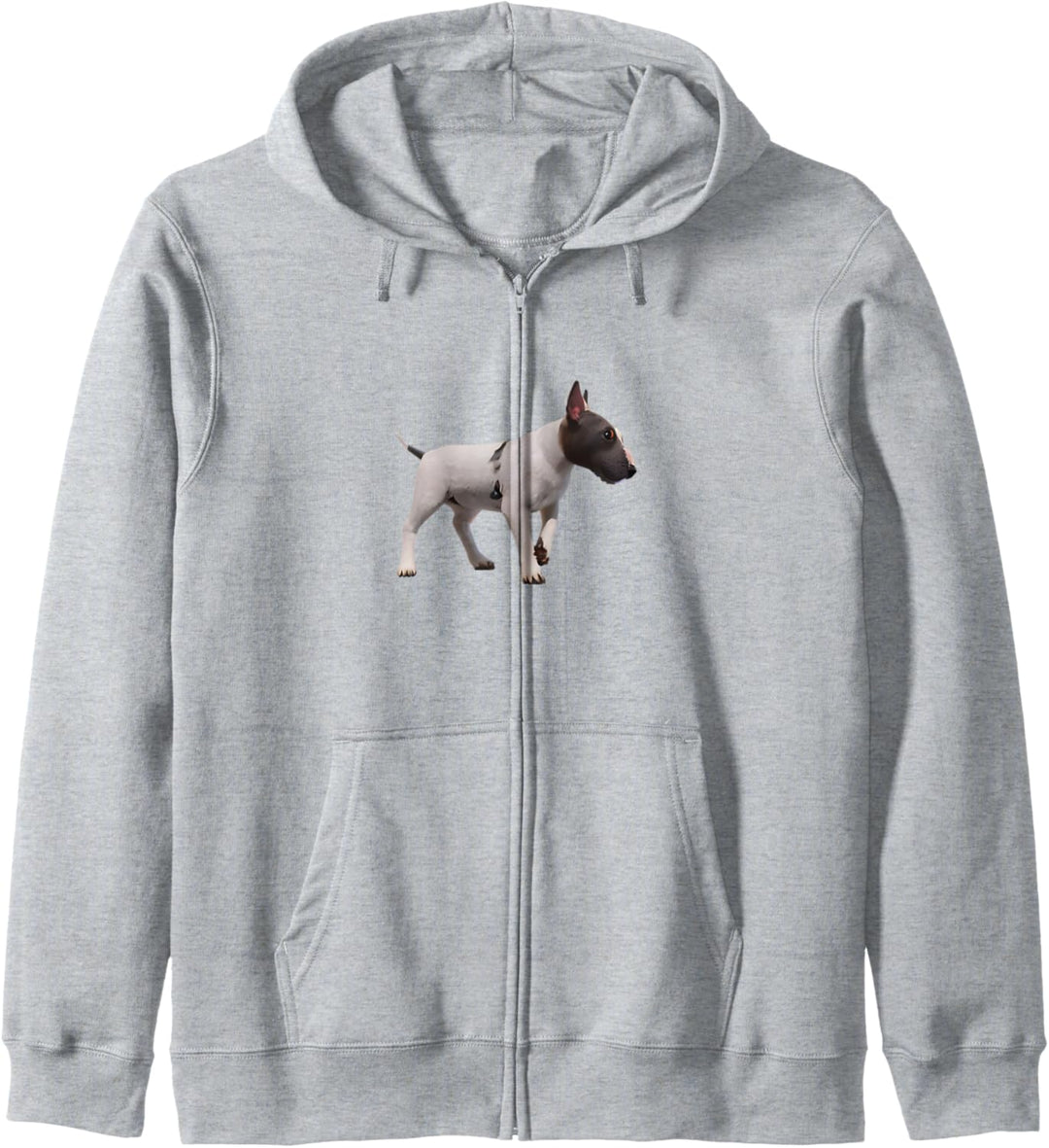 Niedlicher Miniatur-Bullterrier Kapuzenjacke