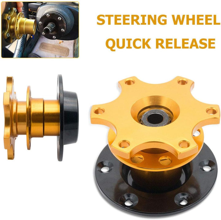 TOTMOX Quick Release Lenkrad-Schnellspanner Gold, Gold