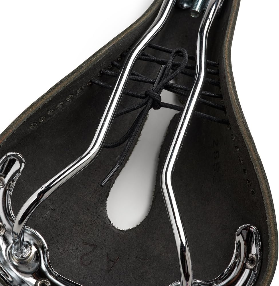 Brooks Saddles Imperial B17 Standard Fahrradsattel mit Loch und Schnürsenkeln (Herren) Schwarz, Schw
