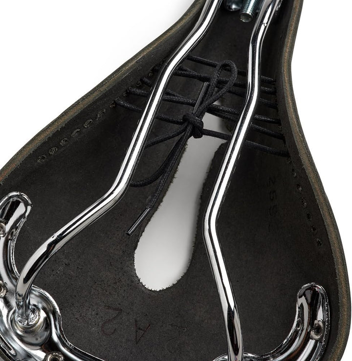 Brooks Saddles Imperial B17 Standard Fahrradsattel mit Loch und Schnürsenkeln (Herren) Schwarz, Schw
