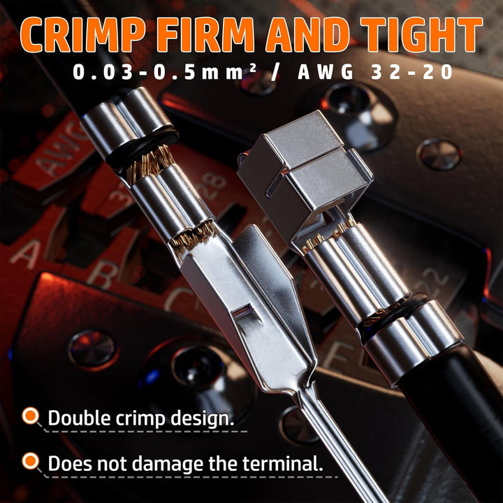 PEBA Crimpzange JST Stecker Set - 18 Arten 2,5 mm JST-XM Steckverbinder und Crimp Pins, 2/3/4/5/6/7