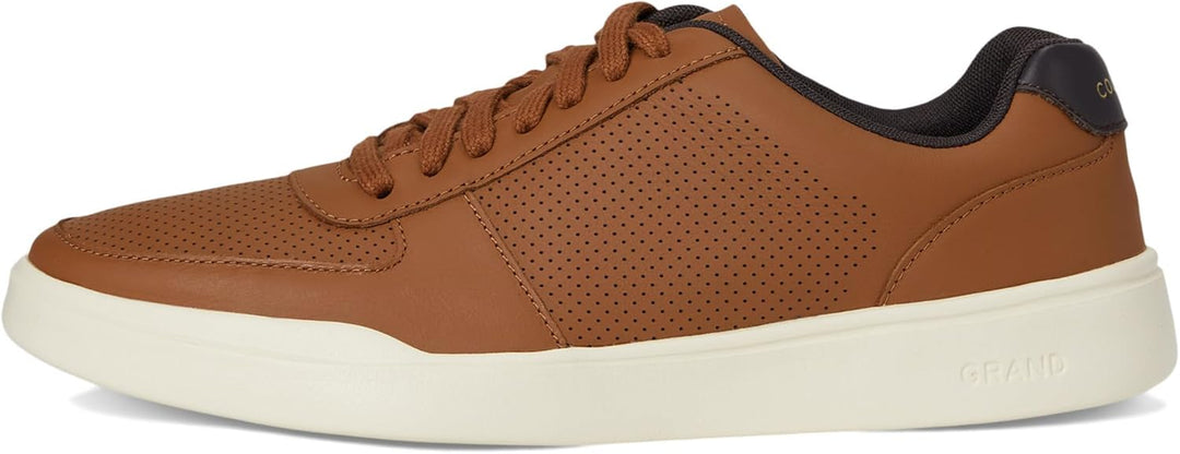 Cole Haan Grand Crosscourt Modern Perf Sneaker Herren Sneaker 38.5 EU Weit British Tan Leather, 38.5