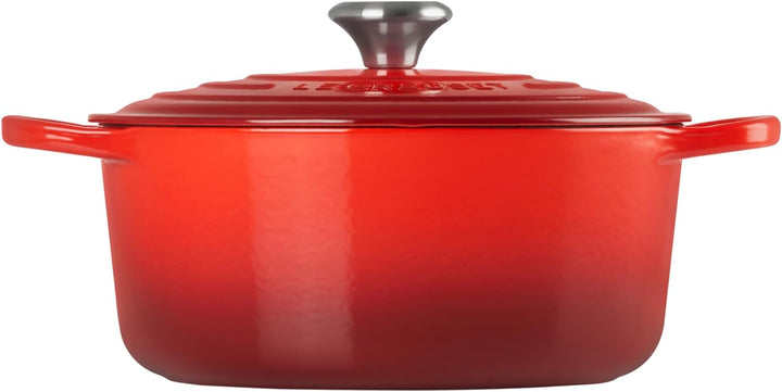 Le Creuset Signature Gusseisen-Bräter mit Deckel, Ø 26 cm, Rund, Für alle Herdarten und Induktion ge