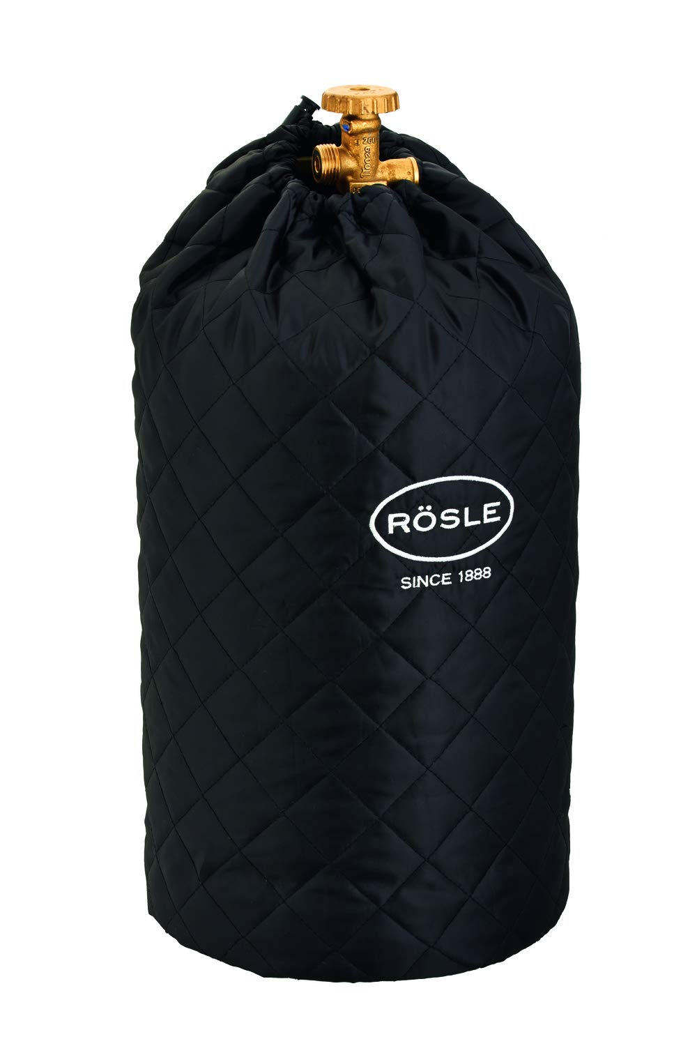 RÖSLE Abdeckhaube für Gasflasche mit 11 kg Füllgewicht, Schutzhülle, 100% Polyester, mit praktischem