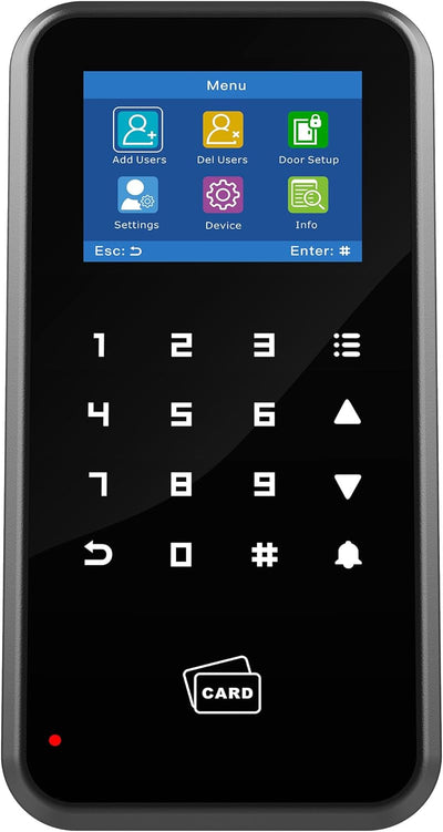 UHPPOTE 2,4-Zoll-Display Türzugangskontrolle Touch-Tastatur 125khz Kompatibel mit WiFi