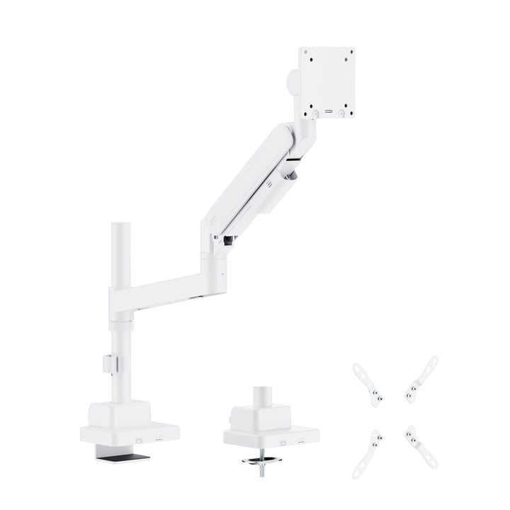 Monitor Halterung Extrastark mit Säule bis 27kg bis 57 Zoll Tragarm mit Gasdruckfeder LED LCD Monito