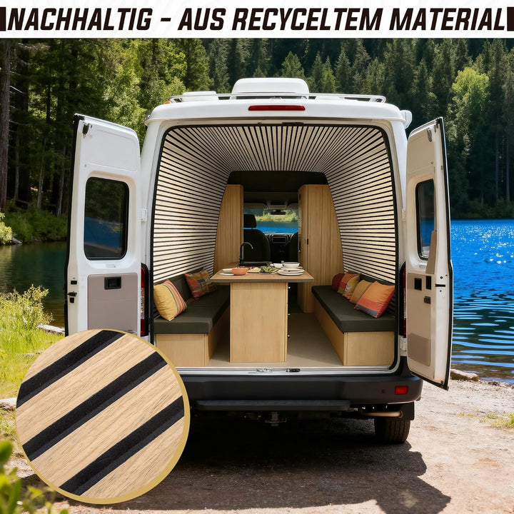 Leichte Paneele für Camper Ausbau, Wohnmobil &amp; Van | Filz Verkleidung 4er-Set | 2,42 m² Gesamtfläche