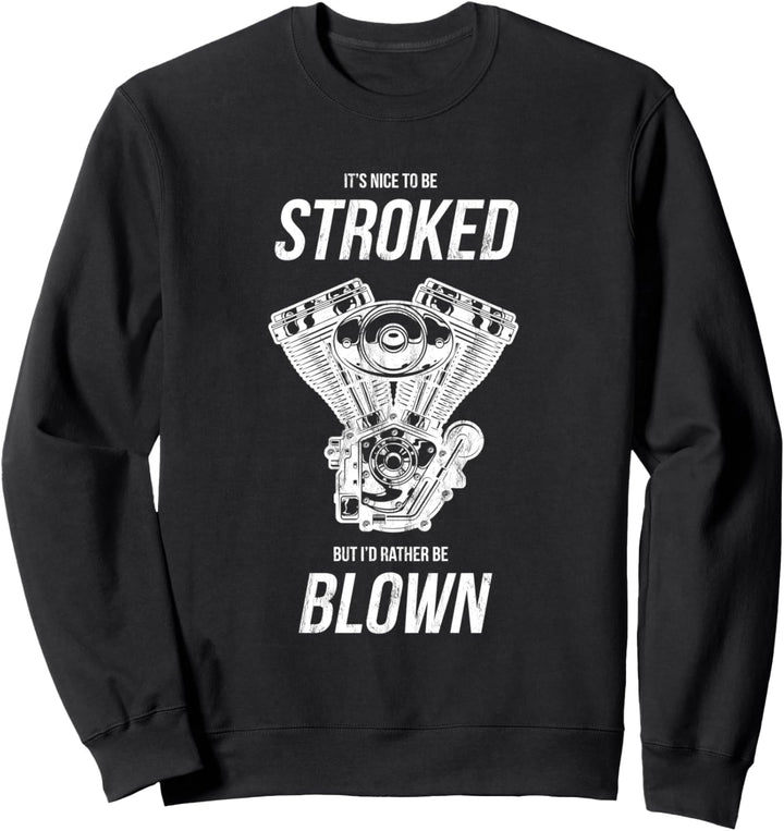 Vintage Racing Sein nett sein Gestrichelte Lustige Racing Sweatshirt