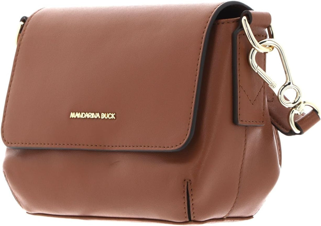 Mandarina Duck Damen Luna Schultertasche, 20x14,5x10 (L x H x W) Caramel Cafe, Caramel Cafe