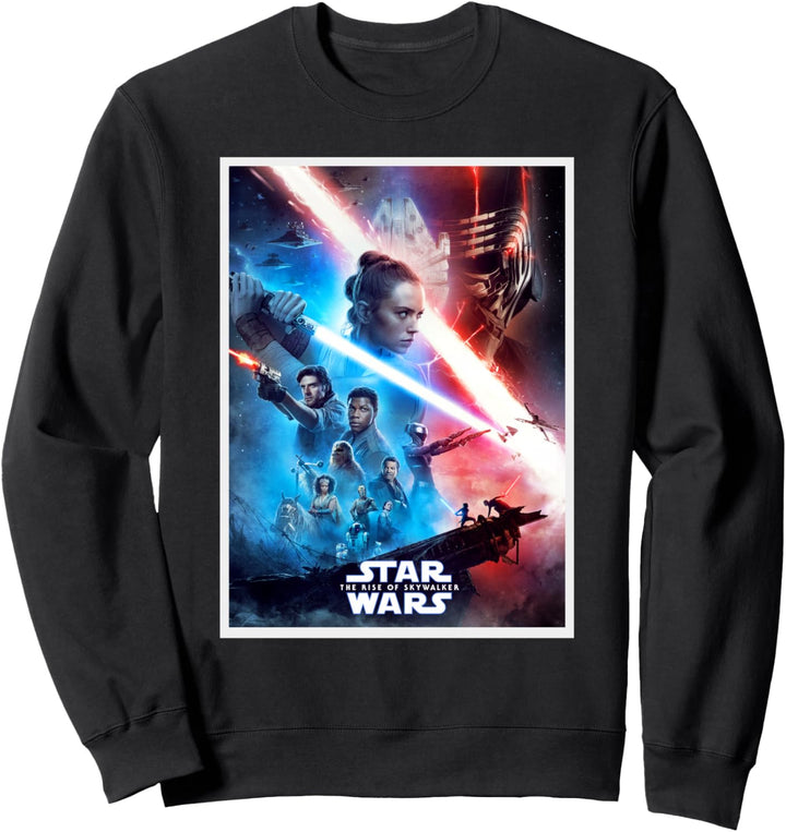 Star Wars The Rise of Skywalker Characters Movie Poster Sweatshirt