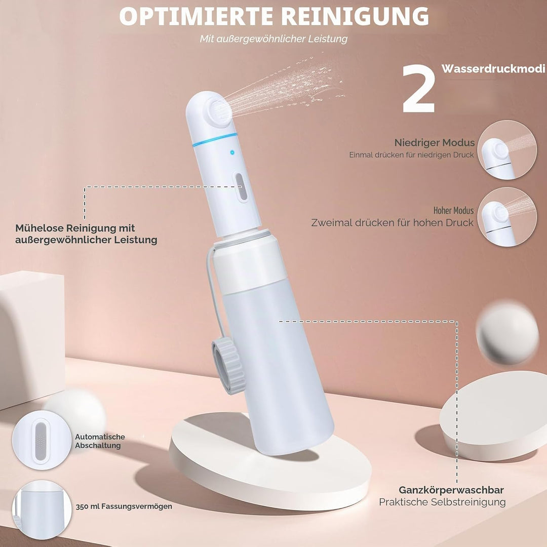 Tragbares Bidet für Reisen, 350 ml, Elektrisch, IPX7 Wasserdicht, Wiederaufladbar, Handheld, Bidet,