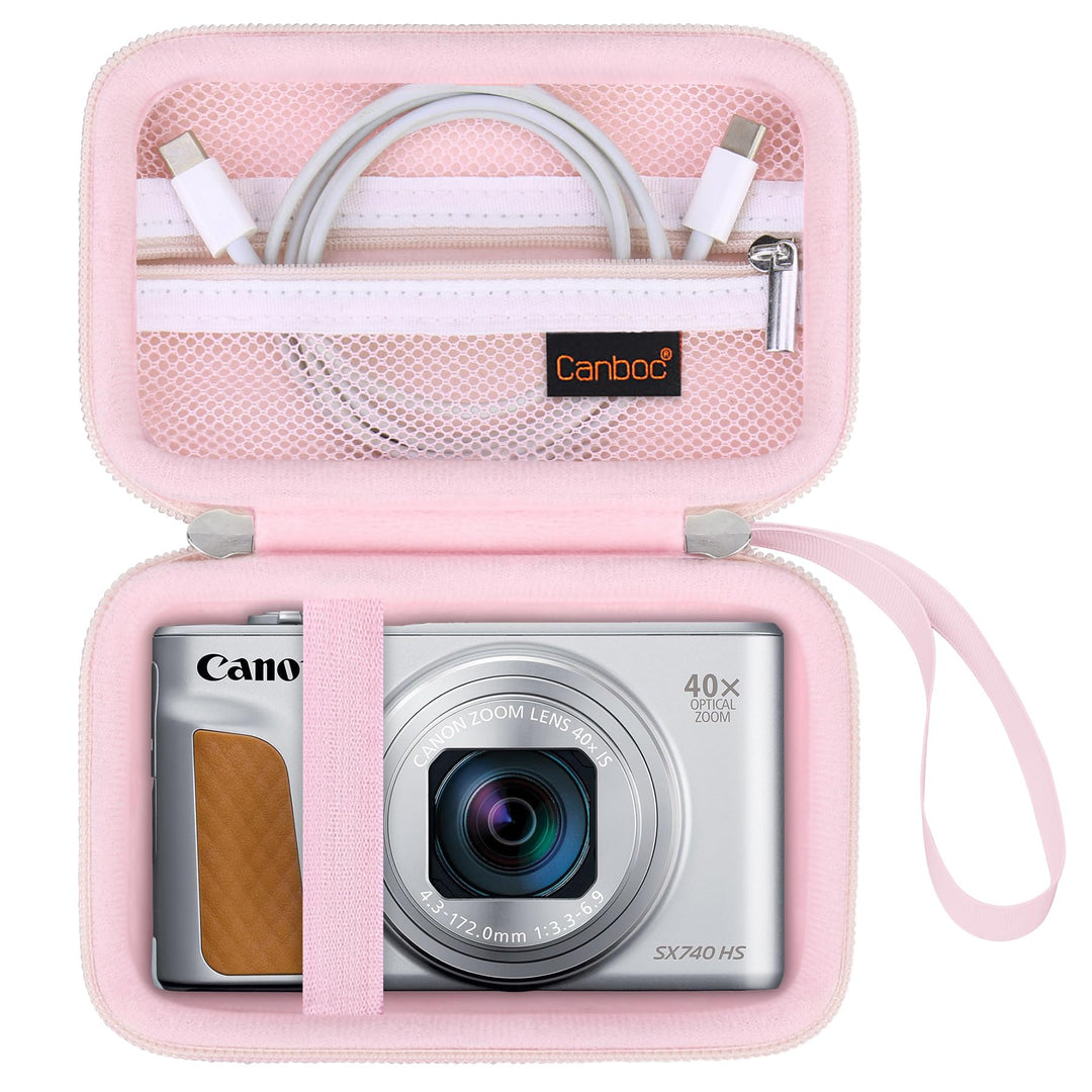 Canboc Tragetasche für Canon PowerShot SX740/ SX730/ SX720/ SX620/ G7X Mark III/Mark II Digitalkamer