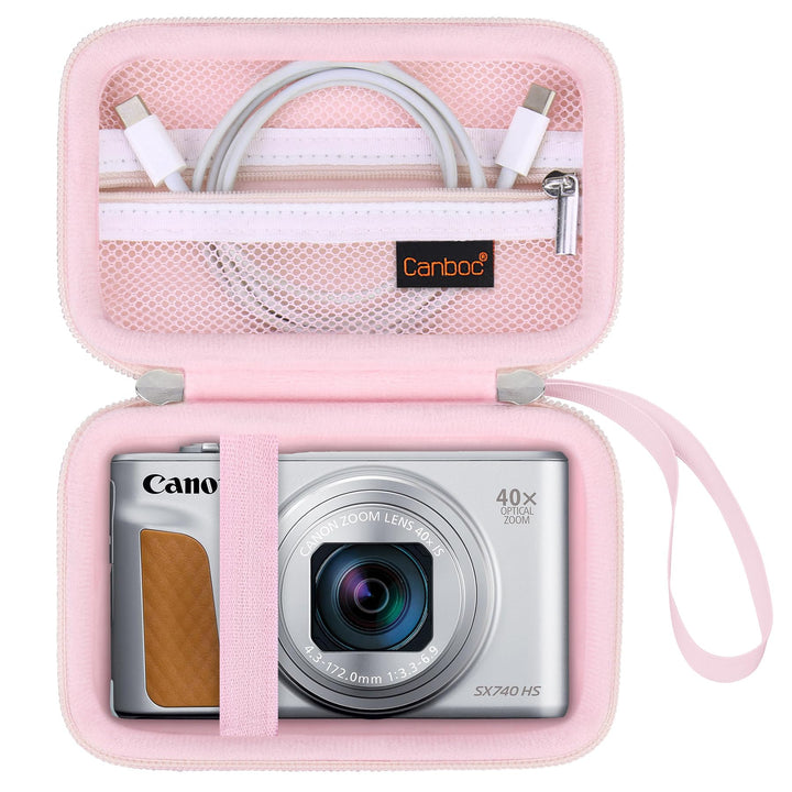 Canboc Tragetasche für Canon PowerShot SX740/ SX730/ SX720/ SX620/ G7X Mark III/Mark II Digitalkamer