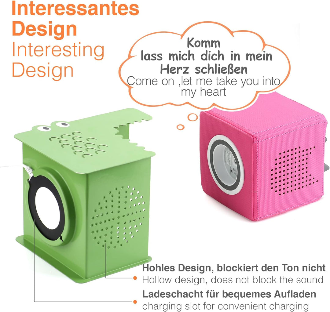 Krokodilform Tonie Regal vollständig magnetisches Toniebox Regal für mehr als 30-35 Figuren + Box To