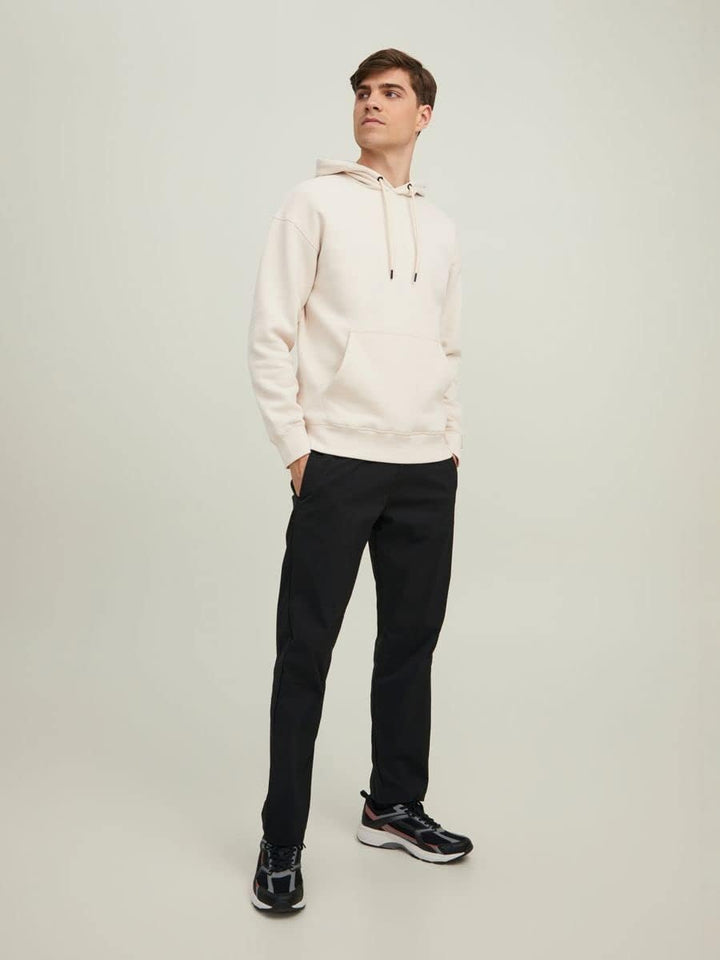 JACK & JONES Herren Jcoclassic Waffle Sweat Hood Noos Kapuzenpullover S Moonbeam/Fit:relaxed, S Moon