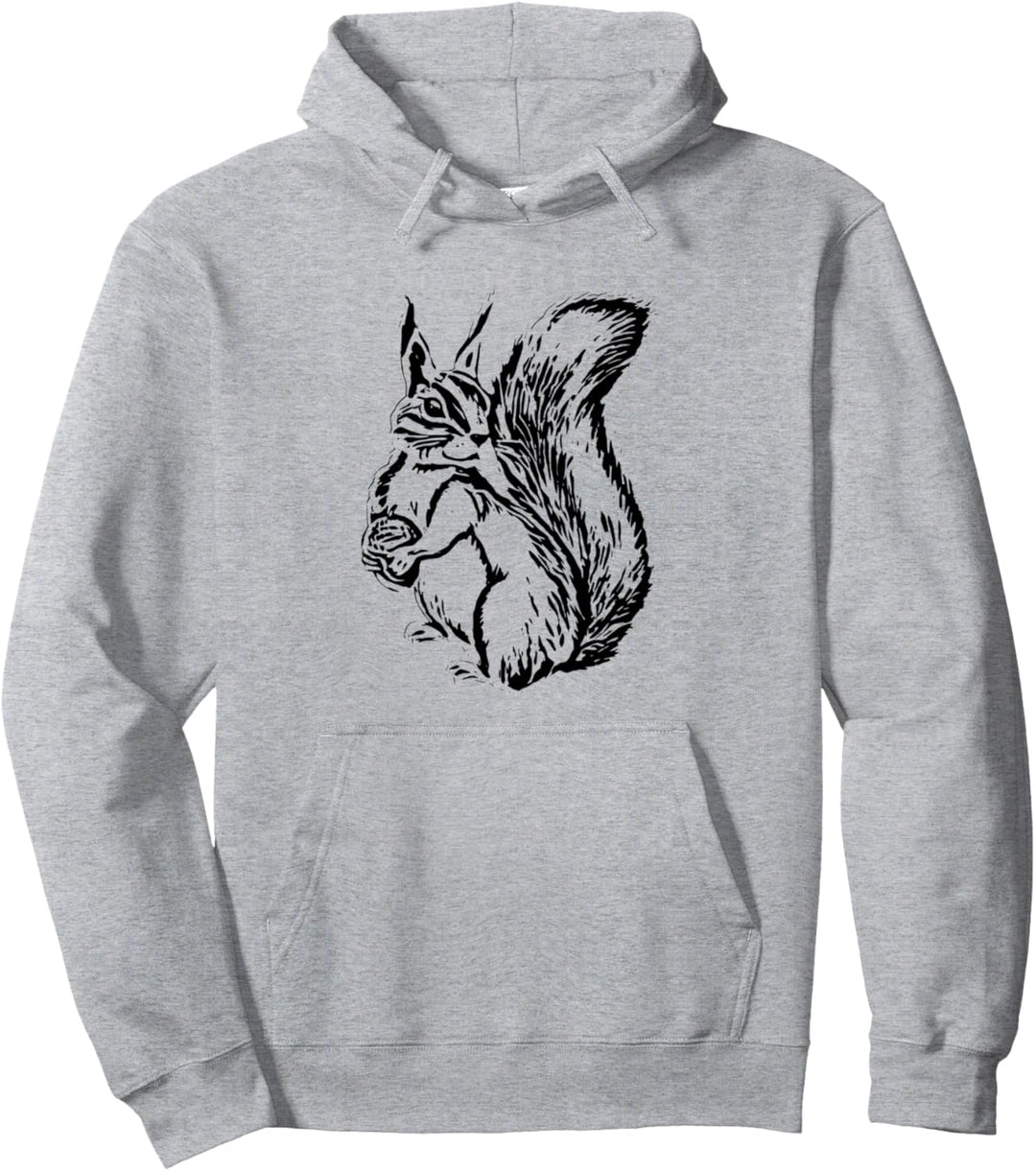 Eichhörnchen Motiv buntes Design Nagetiere Streifenhörnchen Pullover Hoodie