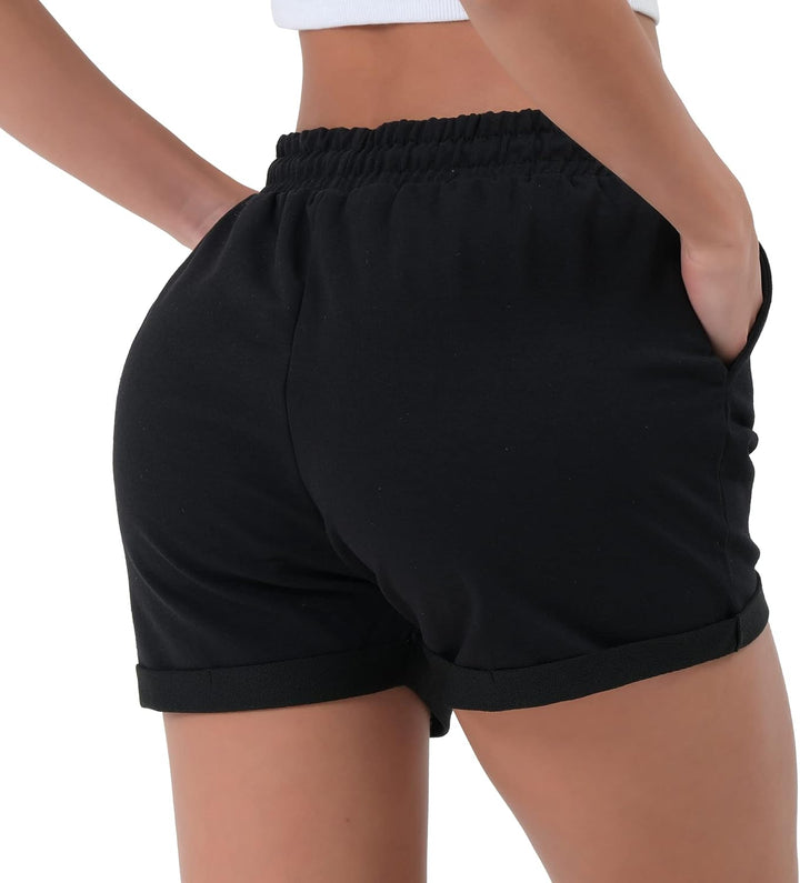 Smith &amp; Solo Kurze Hose Damen - Shorts Sommer Hosen, Laufhose Kurz Sporthose, Trainingshose Sportsho