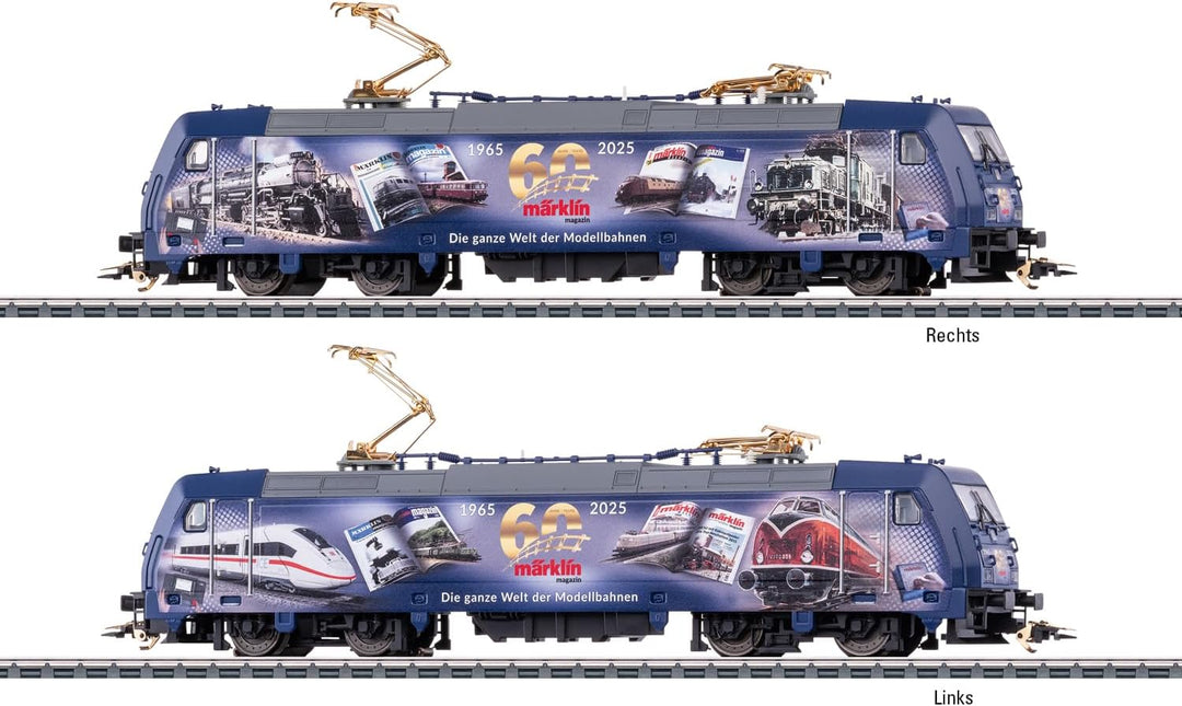 Märklin 36060 Elektrolokomotive BR 185.2 – H0 Wechselstrom – mfx Digital-Decoder, Sound, LED-Licht –