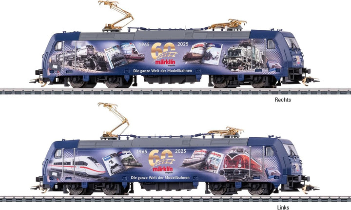 Märklin 36060 Elektrolokomotive BR 185.2 – H0 Wechselstrom – mfx Digital-Decoder, Sound, LED-Licht –