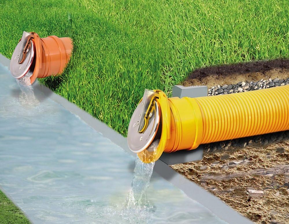 Rückstauklappe Dränagerohr Ø 72-200 mm (MKK-ZBKDR) Froschklappe Auslaufstüc... Rohrklappe Rohrklappe