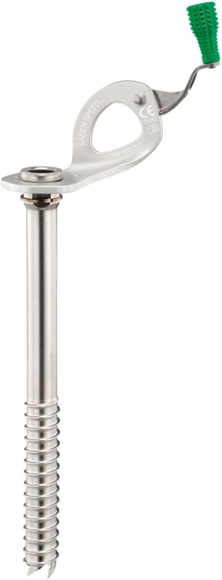 PETZL Unisex-Adult Laser Speed 13 cm Silber - Gelb, 13 cm Silber - Gelb