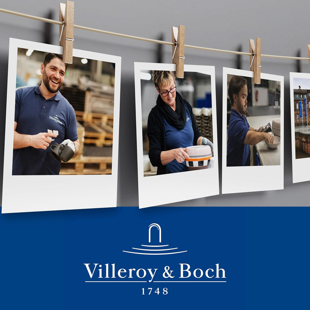 Villeroy und Boch - For Me Frühstücks-Set, 6 tlg., das Allround-Talent, Premium Porzellan, spülmasch