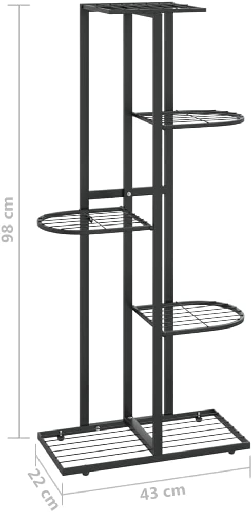 puraday 43x22x98 cm Blumenständer Balkon Blumenständer Draussen Blumenständer Modern Blumenregal Out