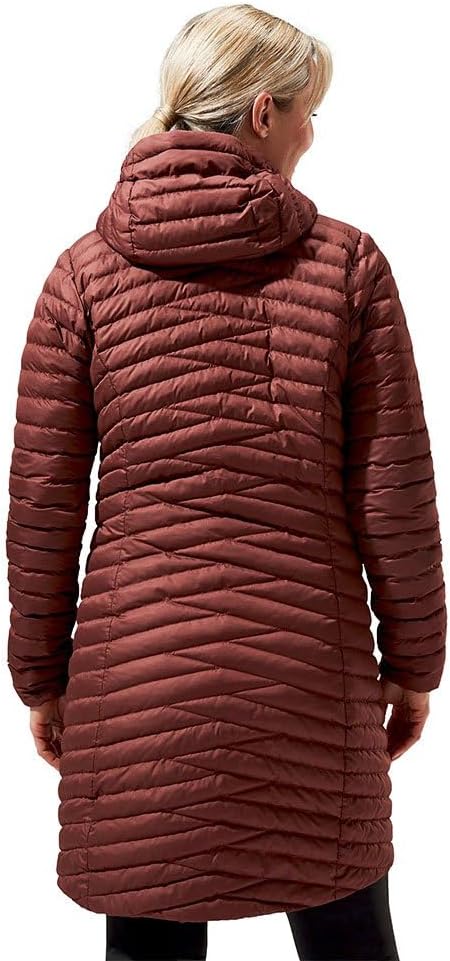 Berghaus Damen Nula Micro Hydrosoft leichte verpackbare isolierte Jacke 34 Burgunderrotes Rehkitz, 3