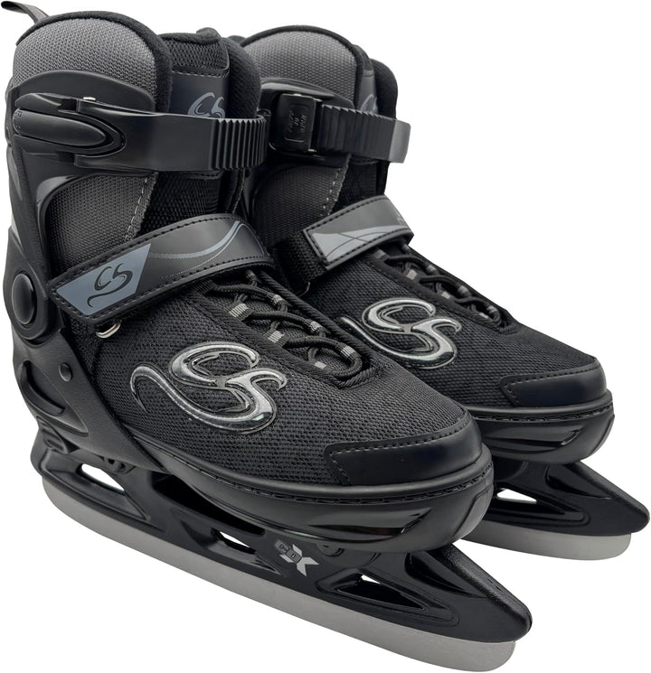 Cox Swain verstellbare Schlittschuhe Crystal, Eislaufschuhe für Kinder, Jugendliche und Erwachsene b