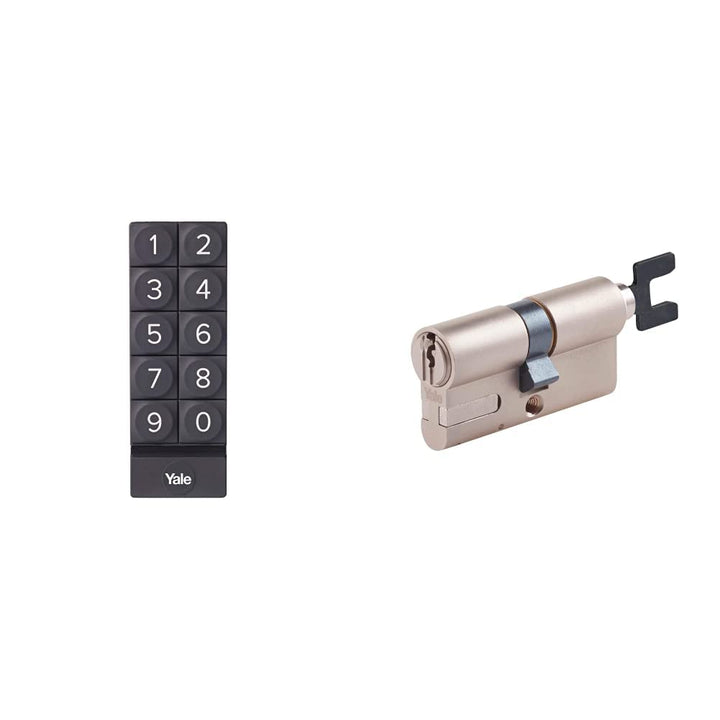 Yale Smart Keypad (05/301000/BL) – Schwarze digitale Smart Lock-Tastatur für Linus mit One-Touch-Ver