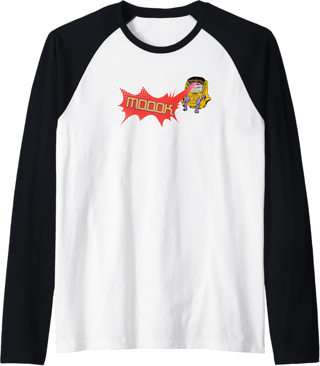 Marvel M.O.D.O.K. Halftone Comic Raglan