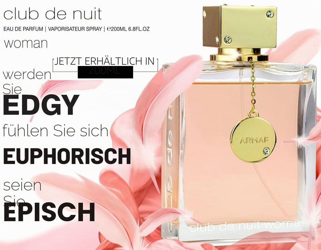 ARMAF Club De Nuit Woman Eau de Parfum, 200 ml Geblümt 200 ml (1er Pack), Geblümt 200 ml (1er Pack)