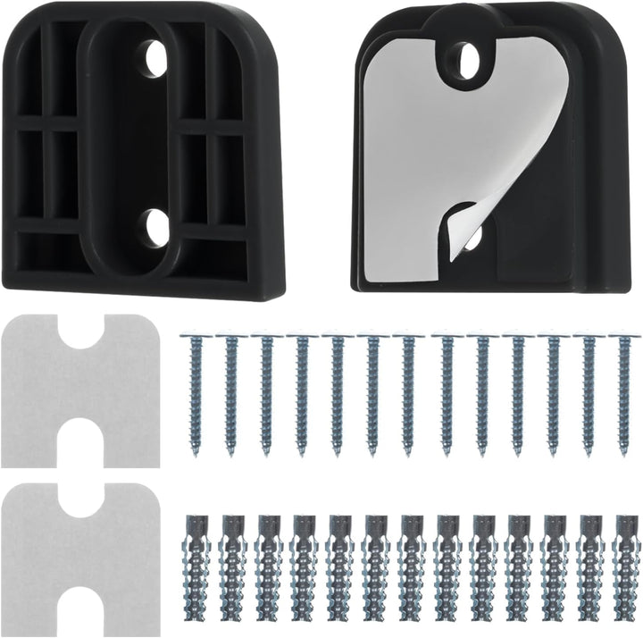 Treppenschutzgitter ausziehbar 13-140cm Rollgitter Höhe 85cm Absperrgitter 19380, Farbe:Schwarz/Blac