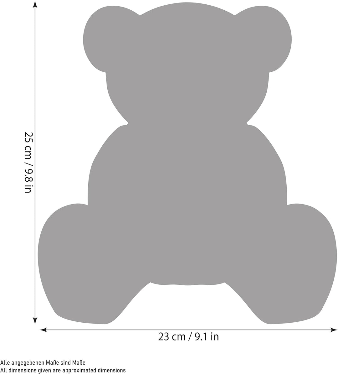 BRUBAKER Teddybär Hochzeitspaar - 25 cm Braut und Bräutigam Teddy Set - Geschenk für Hochzeit und Ve