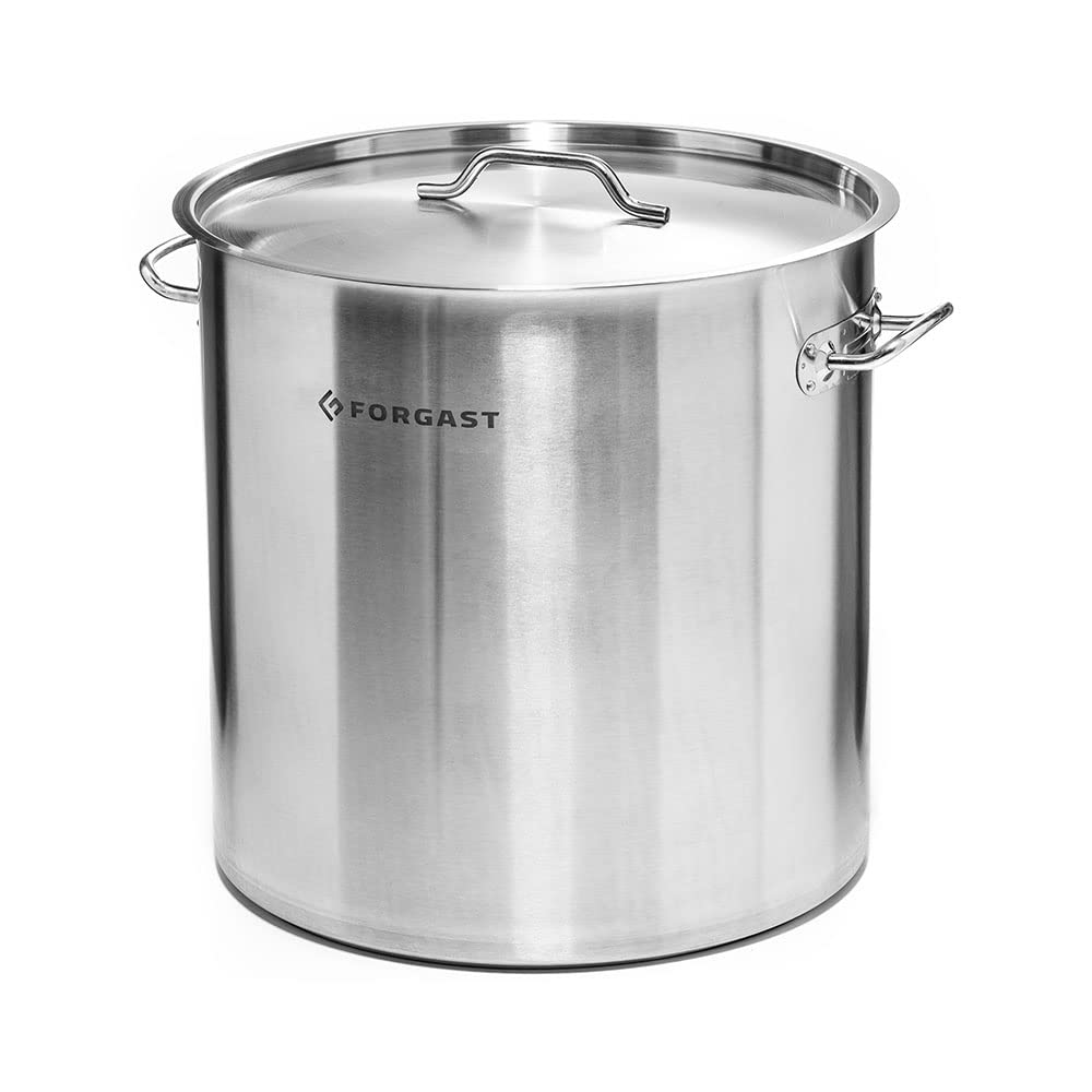 Hoch Edelstahl Kochtopf 33L Liter Deckel Topf Induktion, Gasherd, Elektro Spülmaschinengeeignet Indu