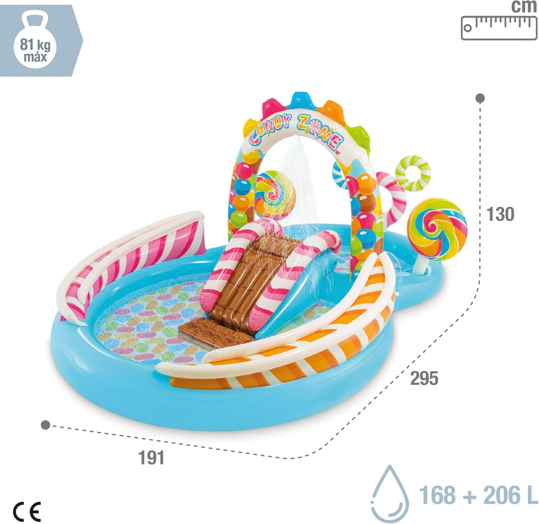 Intex 57149NP Playcenter Candy Zone, 295 x 191 x 130 cm, Bunt, 6.5