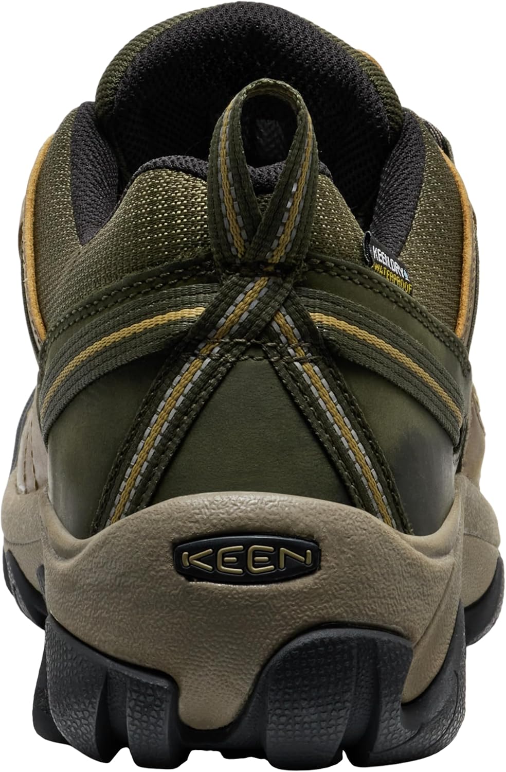 KEEN Targhee 2 Halbhohe wasserfeste Herren-Wanderschuhe 40.5 EU Weit Martini Olive Khaki, 40.5 EU We
