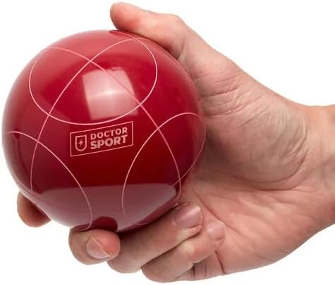 Bocce (Jeu de Boules) Pétanque - Profi 10 cm - 8 kg in ordentlicher Canvas Tasche - Premium Spiel -