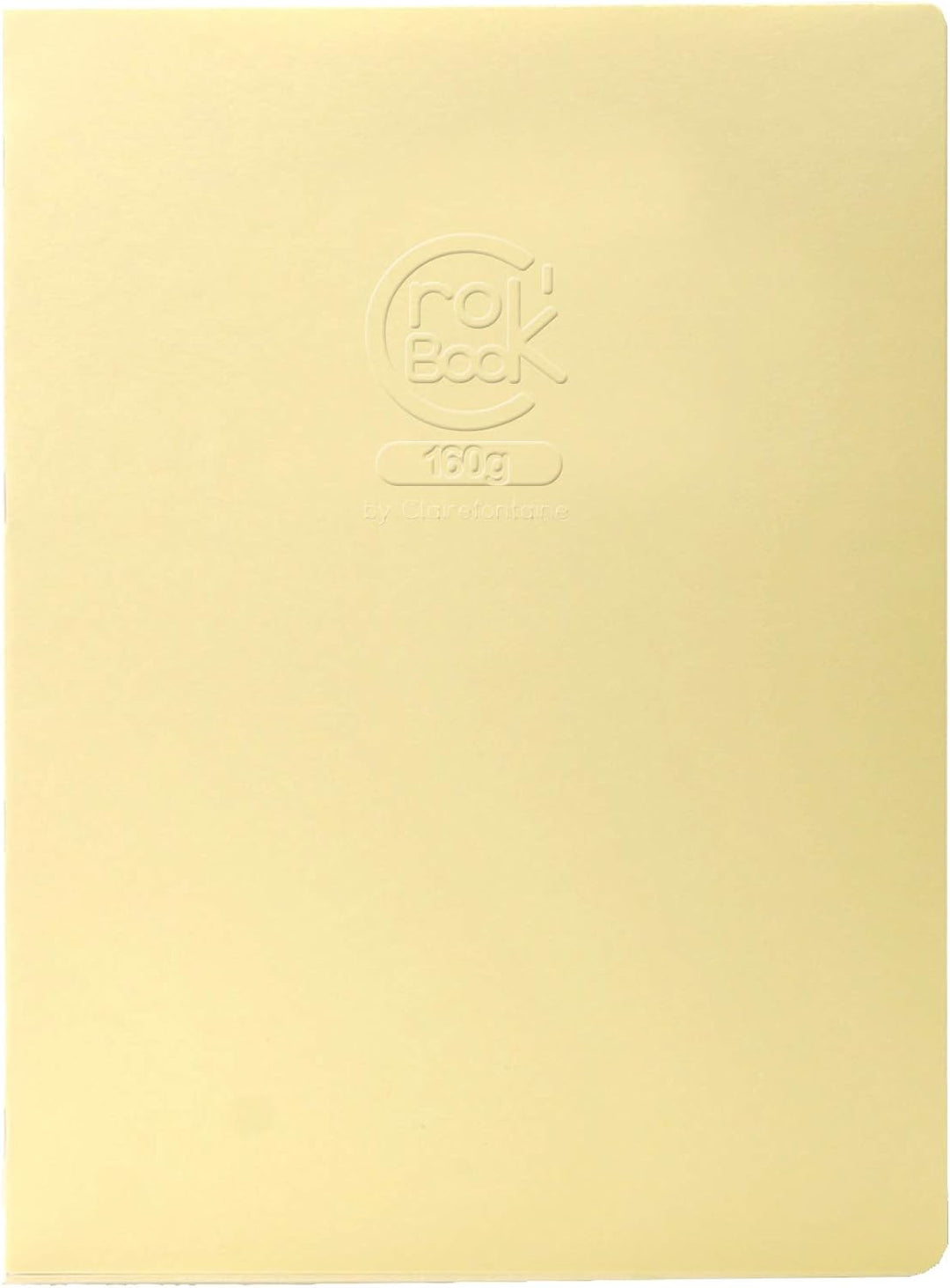 Clairefontaine 60338C - Packung mit 10 Skizzenheften Crok'Book 17x22cm Hochformat 20 Blatt weisses Z